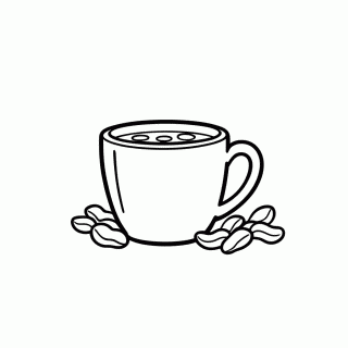Cha De Amendoim para colorir