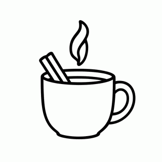 Quentao Com Canela para colorir