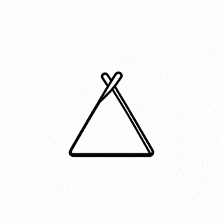 Triangulo para colorir