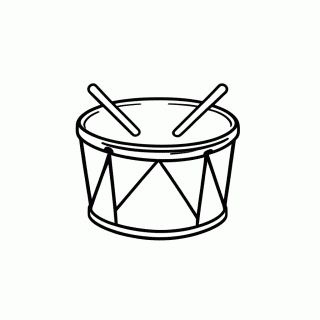 Zabumba para colorir