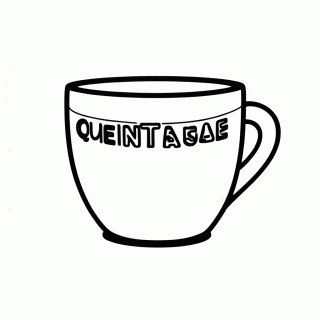 Quentao Caneca para colorir