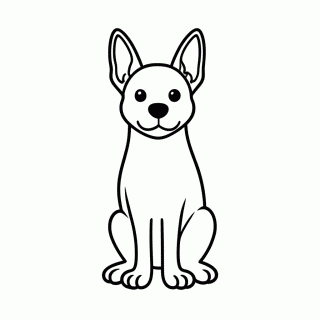 Bandit Pai para colorir