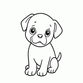 Bluey Azul — Bluey para Colorir