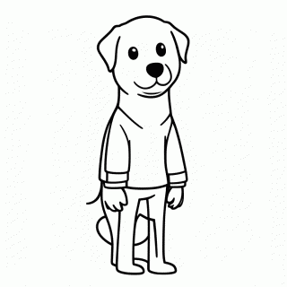 Rad Tio para colorir