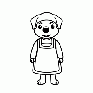 Wendy Vizinha para colorir