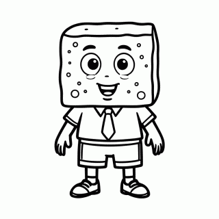 Bob Esponja para colorir
