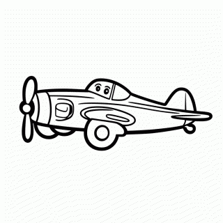 Aviao Dusty para colorir