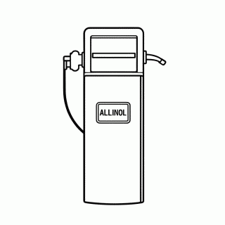 Combustivel Allinol para colorir