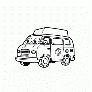 Fillmore Van para colorir