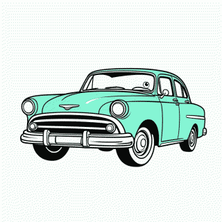 Flo Cafe para colorir