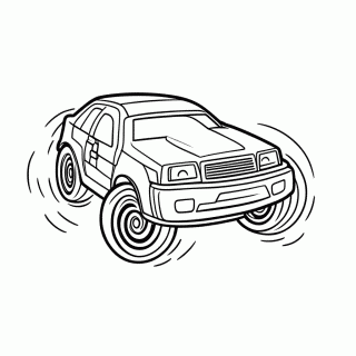 Pivot Do Rally — Carros (Pixar) para Colorir