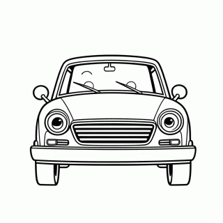 Professor Zundapp — Carros (Pixar) para Colorir