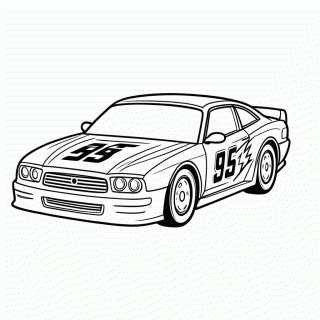 Relampago Mcqueen — Carros (Pixar) para Colorir