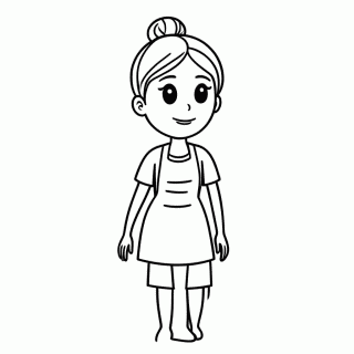 Cinderela para colorir
