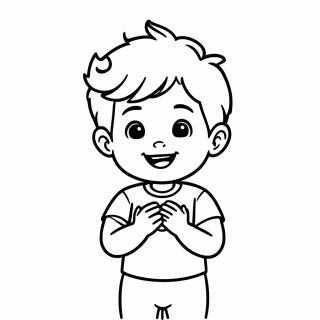 JJ Feliz para colorir