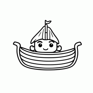 Barco Viking — Como Treinar Seu Dragão para Colorir