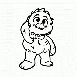 Pesadelo Monstruoso para colorir