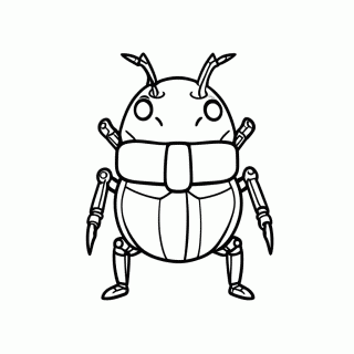 Cybug para colorir