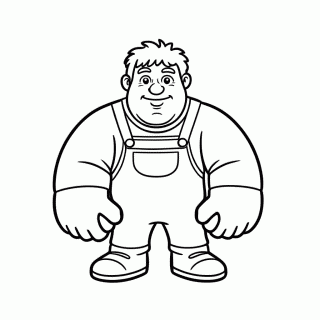 Ralph para colorir