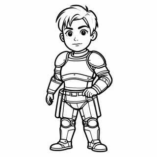 Sargento Calhoun para colorir