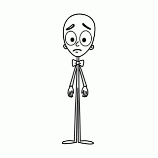 Medo para colorir