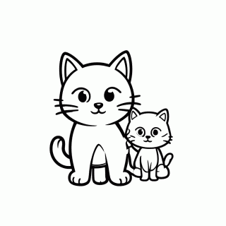 Petey e Lil Petey para colorir