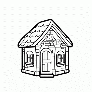 Casita Magica para colorir
