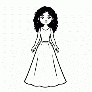 Mãe Gothel para colorir