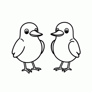 Dodos Engracados para colorir