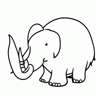 Flynn Elefante Marinho para colorir