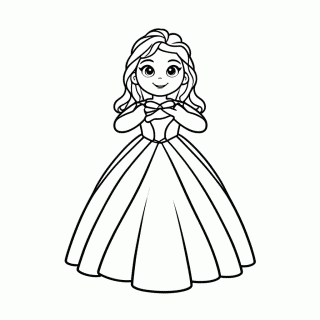 Elsa Rainha Do Gelo — Frozen para Colorir
