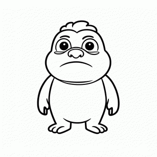 Troll Da Floresta para colorir