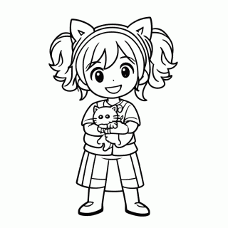 Gabby para colorir