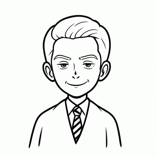 Draco Malfoy para colorir