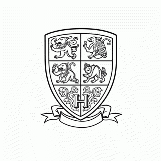 Escudo De Hogwarts para colorir