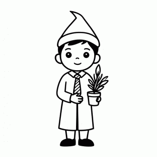 Neville Corajoso para colorir