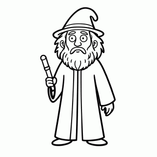 Sirius Black para colorir