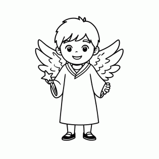 Little Twin Stars Kiki para colorir