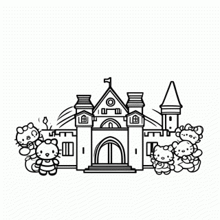 Sanrio Puroland para colorir