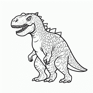 Indominus Rex para colorir
