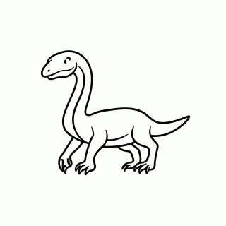 Velociraptor Blue para colorir