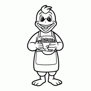 Sr Ping Pai De Po para colorir