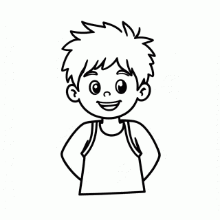 Alberto para colorir