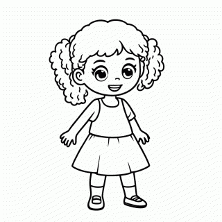 Giulia para colorir