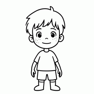 Luca para colorir