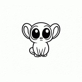 Mort Lemure Pequeno para colorir