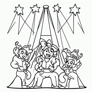 Show De Luzes para colorir