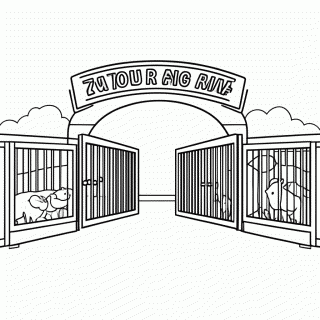 Zoologico De Nova York para colorir