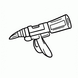 Arma Congelante para colorir