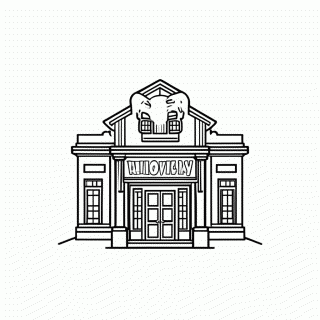 Escola Anti Vilao para colorir